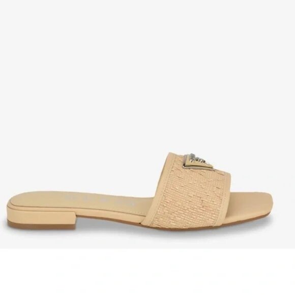 Guess Tamsey Sandals Women’s Slide Shoes Light Natural Tan Size 8.5 – MSRP $90 - Picture 3 of 4